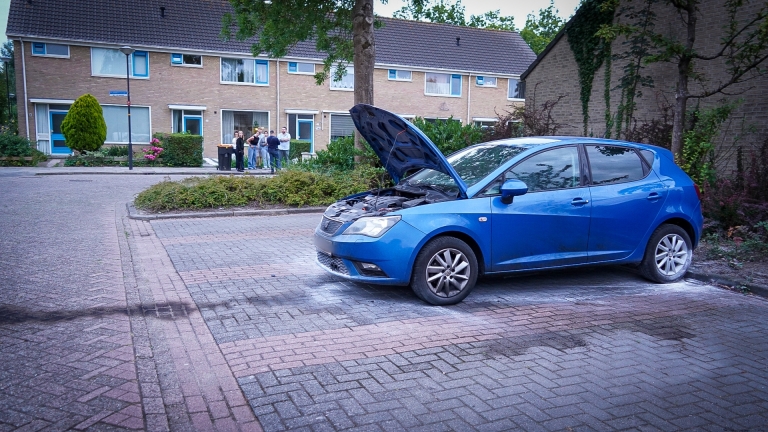 Aanhouding na autobrand aan Lijsterbeslaan in Heerhugowaard
