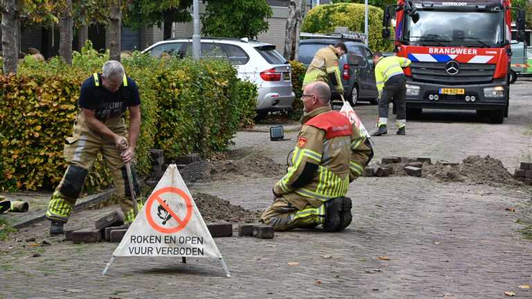 Groot gaslek in Akersloot: deel Kerklaan ontruimd na glasvezelwerkzaamheden