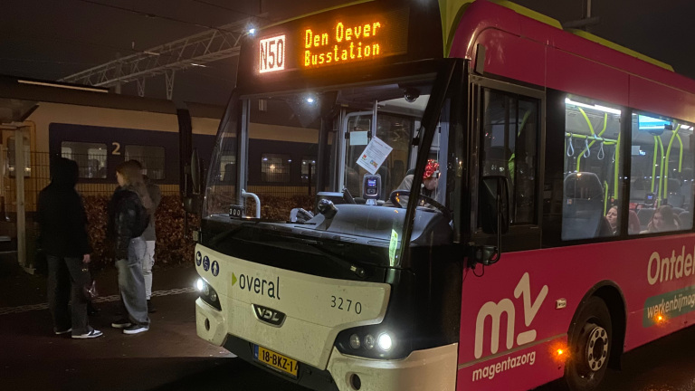 Nachtbus N50 Alkmaar-Den Oever krijgt jaartje langer kans om zich te bewijzen
