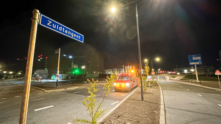 Dirk Doets fietst als eerste door nieuwe spooronderdoorgang Zuidtangent: “Schitterend!”