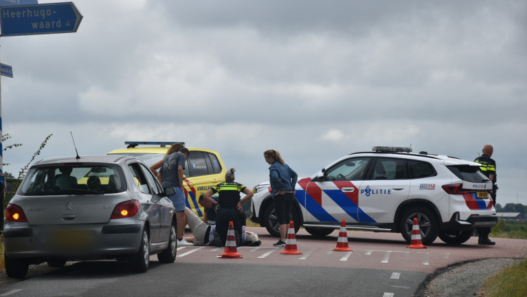 Fietser gewond op kruising bij Oostdijk Heerhugowaard