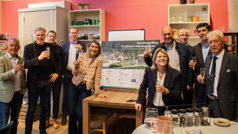 Ambitieuze toekomstplannen voor Stadshart Heerhugowaard bezegeld met handtekeningen