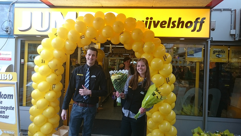 Nieuwe Jumbo aan Muiderwaard 416 in Alkmaar feestelijk geopend