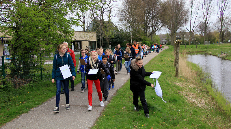 Wandeltocht voor KIKA door Oudorperpolder