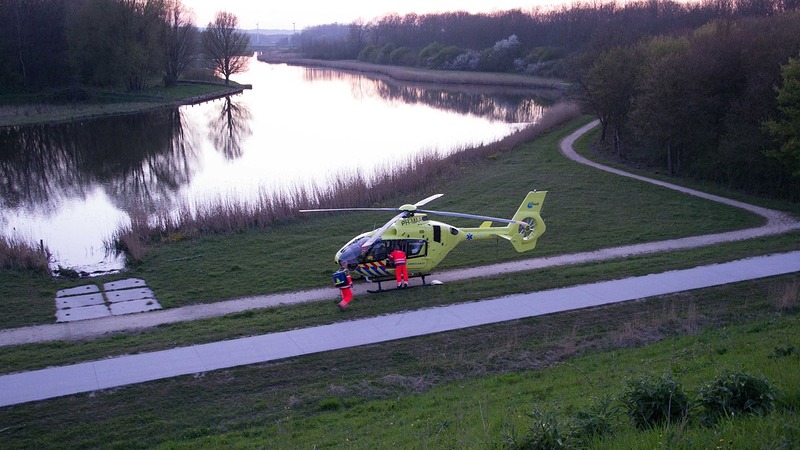 Mountainbiker gewond na valpartij van helling in Geestmerambacht