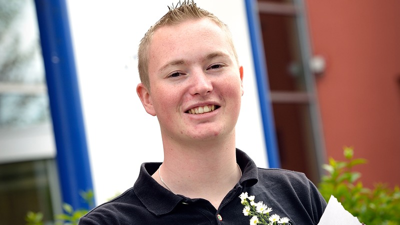 Mbo-uitblinker John Schot van het Horizon College inspirator voor anderen