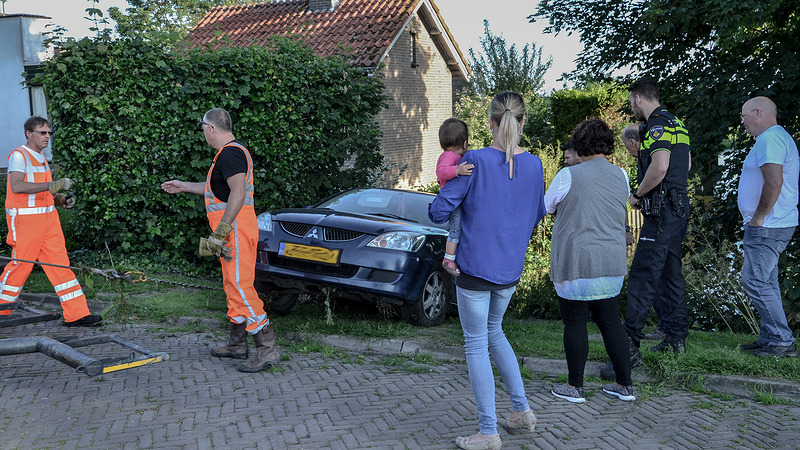 Bezoeker verjaardag vindt auto terug in sloot
