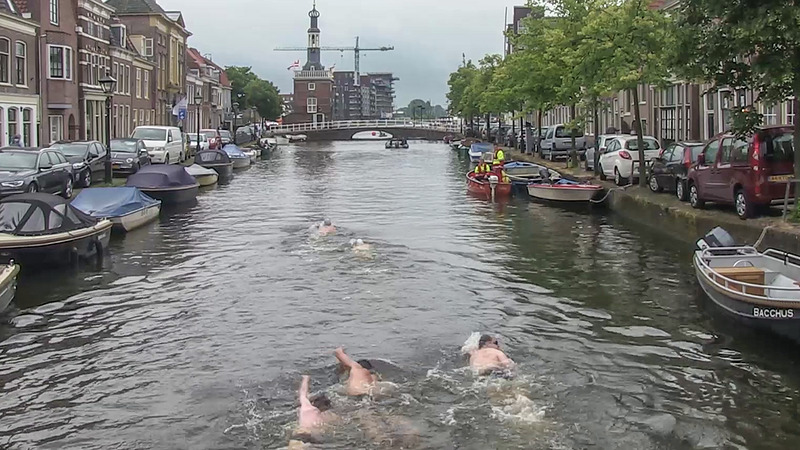 Alkmaarse Cityswim zaterdag van start bij prachtig weer