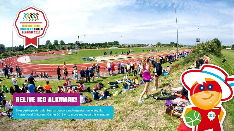 Nagenieten van de International Children's Games met online magazine