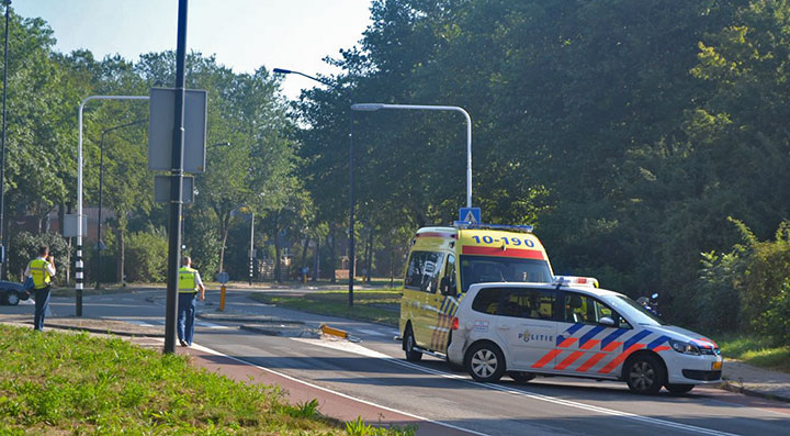 Ongevallen Huiswaarderweg door gladheid (FOTO's)