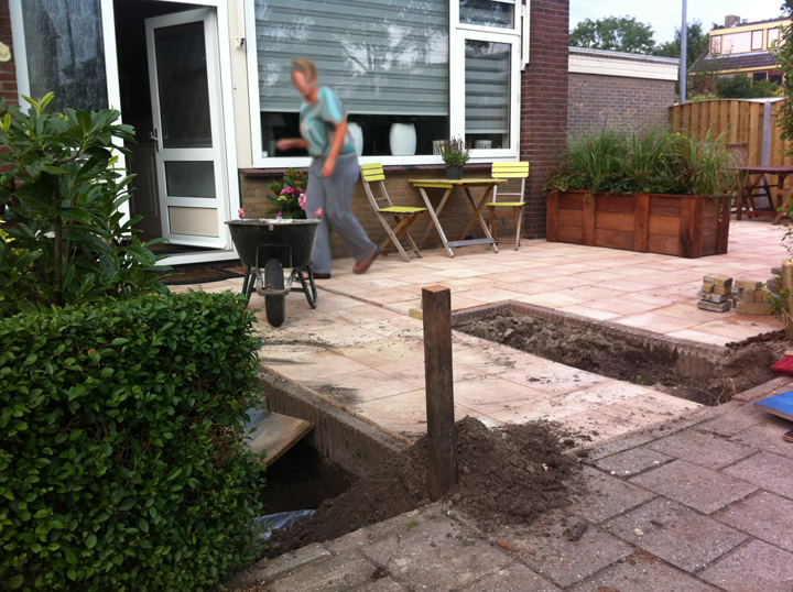 Tuinwerkzaamheden leiden tot gaslek (FOTO)
