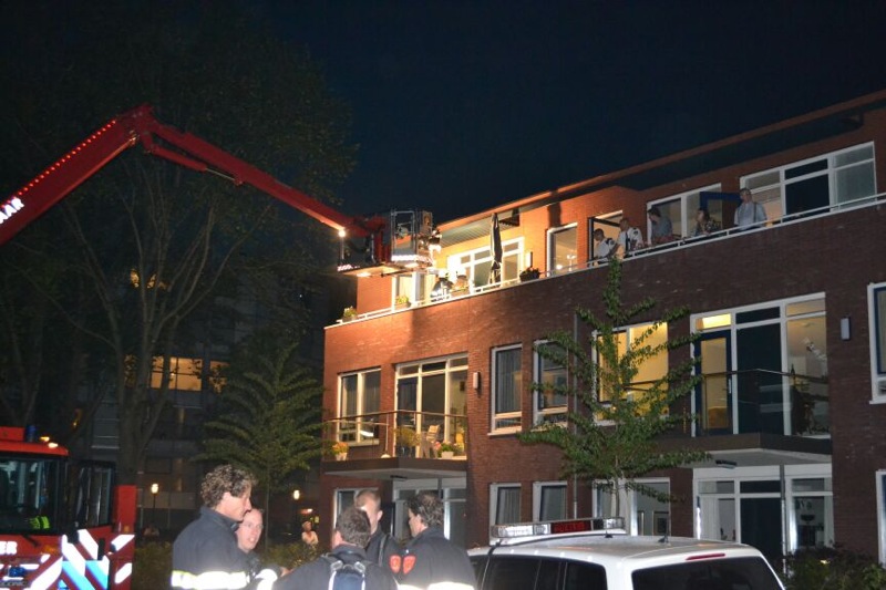 Bewoners vertrokken maar pannetje nog op vuur (FOTO)