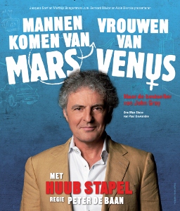 Extra voorstelling 'Mannen komen van Mars...' van Huub Stapel bij De Vest