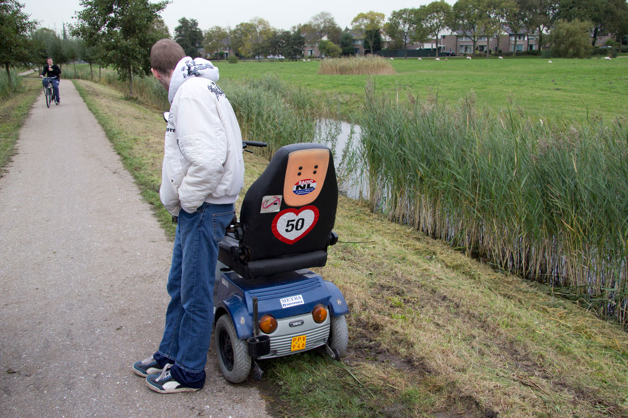 Verlaten natte booster zorgt voor commotie in Waalstraat
