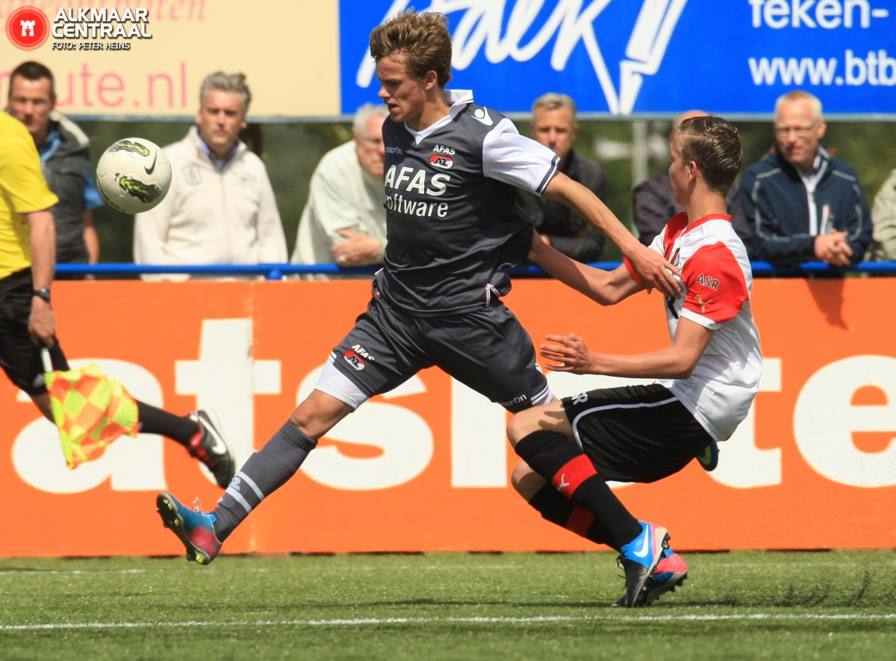 AZ onder 15 naast competitiekampioen nu ook landskampioen (FOTO's)