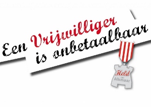 Nieuwe medaille voor huldigen Alkmaarse vrijwilligers