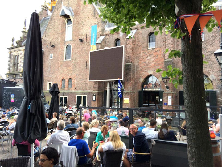 Halve finale WK mogelijk op groot scherm Waagplein